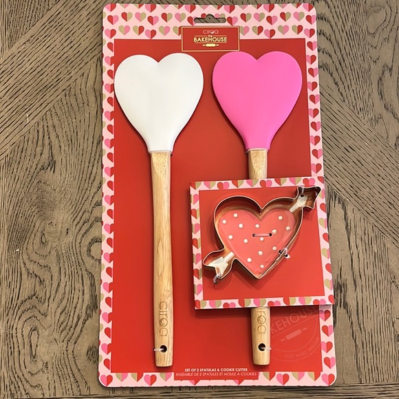 Valentines Spatula Set 3pc